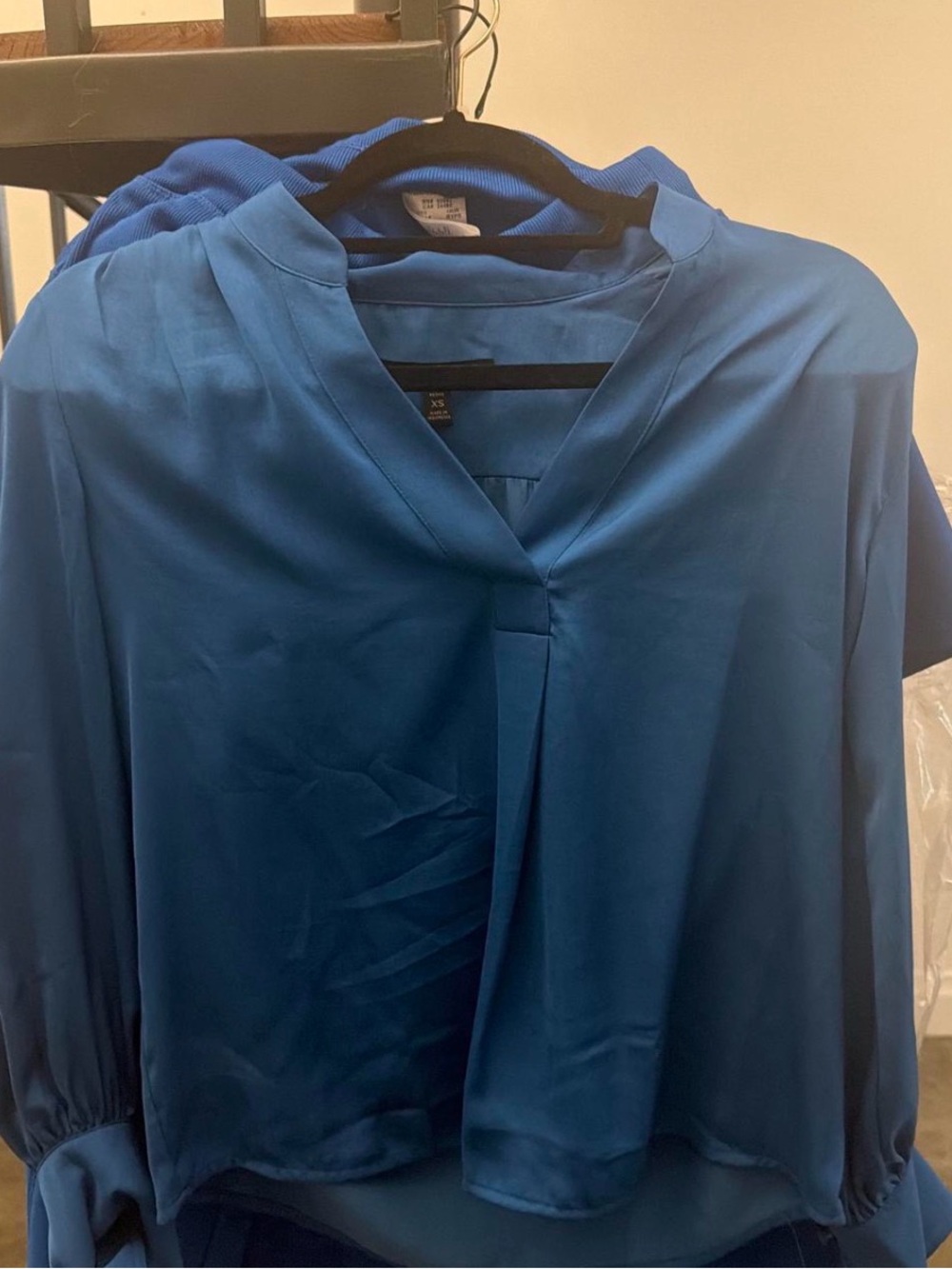 Banana Republic Royal Blue Petite XS Blouse